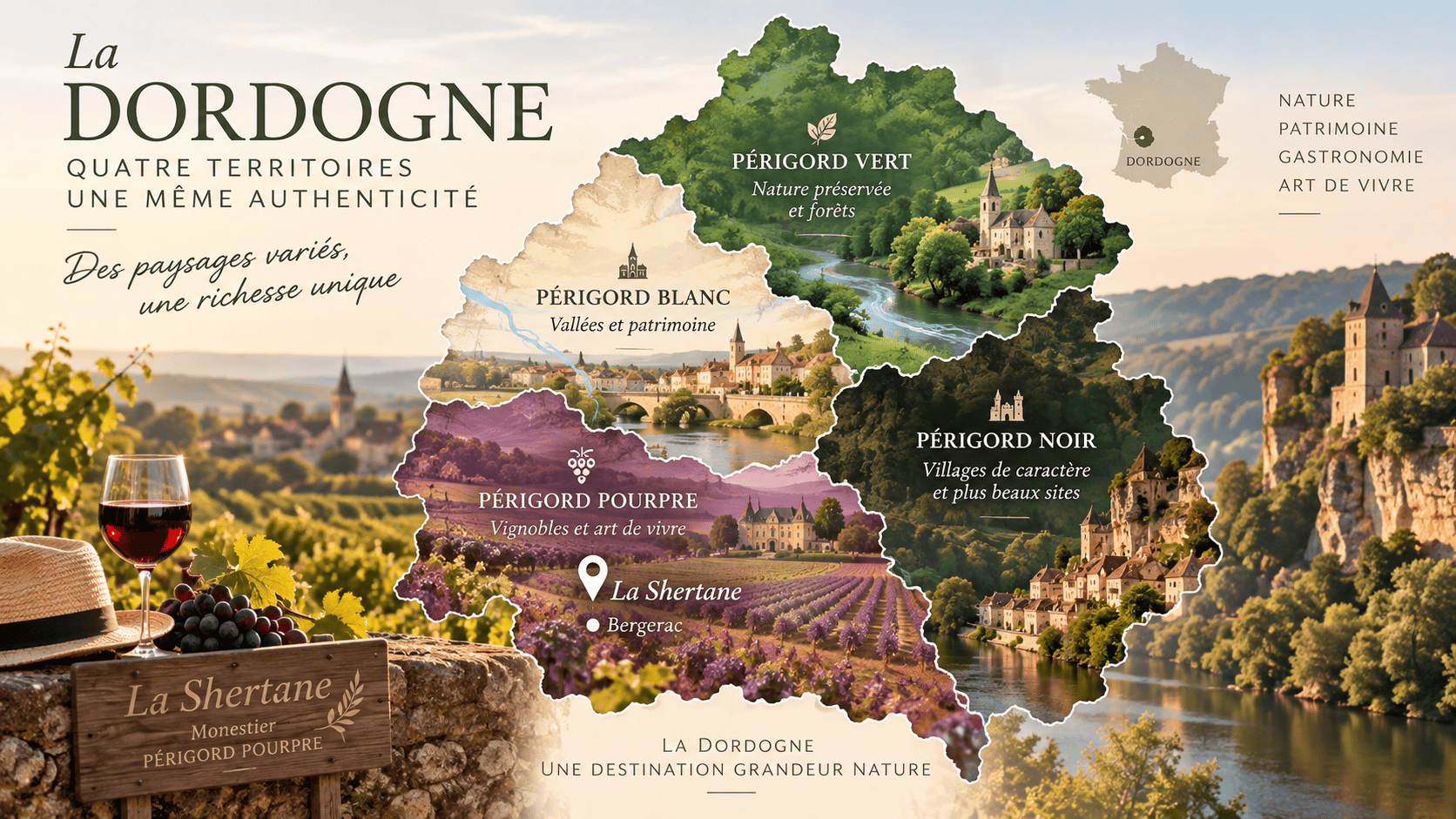 Les 4 Périgords